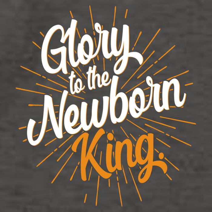 Christmas Glory To The Newborn King Vector Backpack
