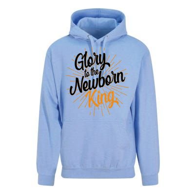 Christmas Glory To The Newborn King Unisex Surf Hoodie