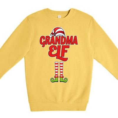 Christmas Grandma Elf Premium Crewneck Sweatshirt