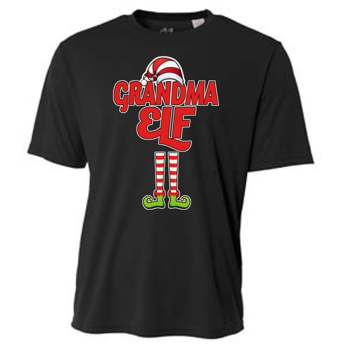 Christmas Grandma Elf Cooling Performance Crew T-Shirt