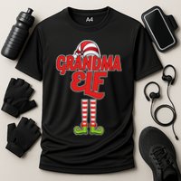 Christmas Grandma Elf Cooling Performance Crew T-Shirt