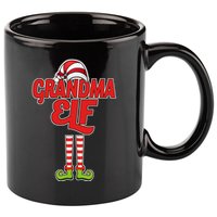 Christmas Grandma Elf 11oz C Handle Ceramic Mug