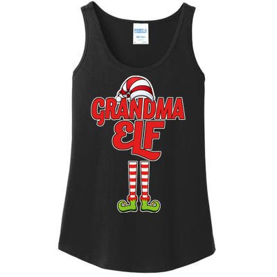 Christmas Grandma Elf Ladies Essential Tank