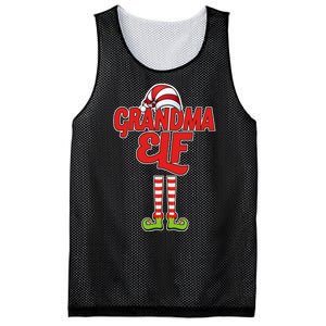 Christmas Grandma Elf Mesh Reversible Basketball Jersey Tank