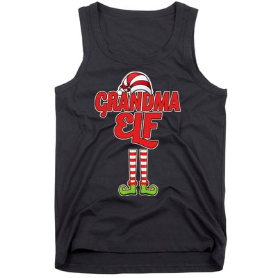 Christmas Grandma Elf Tank Top