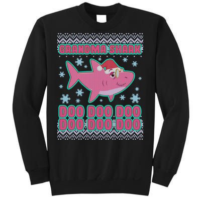 Christmas Grandma Shark Doo Doo Doo Sweatshirt