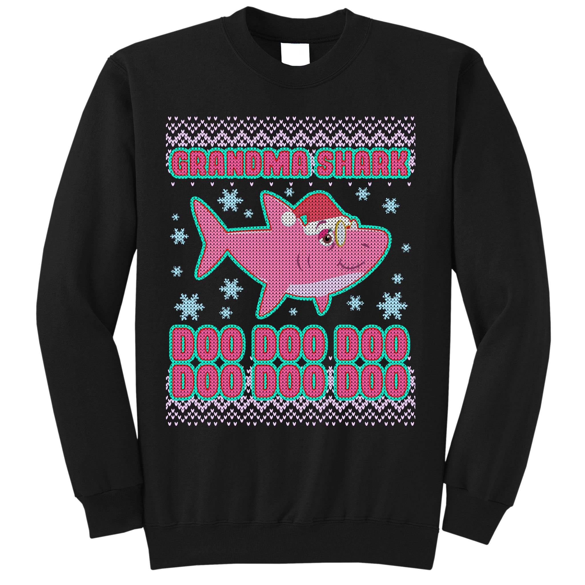 Christmas Grandma Shark Doo Doo Doo Sweatshirt