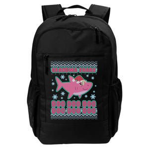 Christmas Grandma Shark Doo Doo Doo Daily Commute Backpack