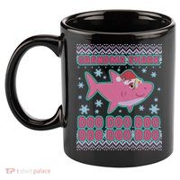 Christmas Grandma Shark Doo Doo Doo 11oz C Handle Ceramic Mug