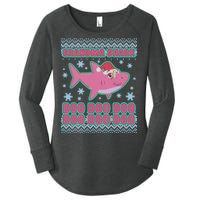 Christmas Grandma Shark Doo Doo Doo Women's Perfect Tri Tunic Long Sleeve Shirt