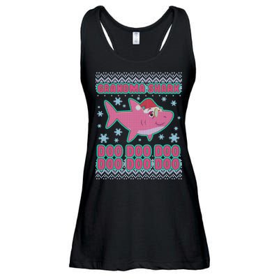 Christmas Grandma Shark Doo Doo Doo Ladies Essential Flowy Tank