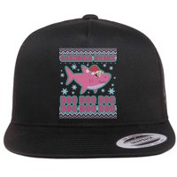 Christmas Grandma Shark Doo Doo Doo Flatbill Hat