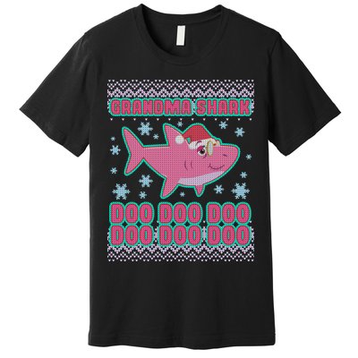 Christmas Grandma Shark Doo Doo Doo Premium T-Shirt