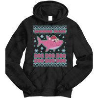 Christmas Grandma Shark Doo Doo Doo Tie Dye Hoodie