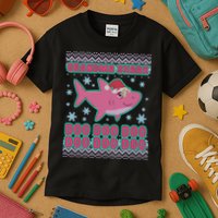 Christmas Grandma Shark Doo Doo Doo Kids T-Shirt