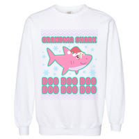 Christmas Grandma Shark Doo Doo Doo Garment-Dyed Sweatshirt