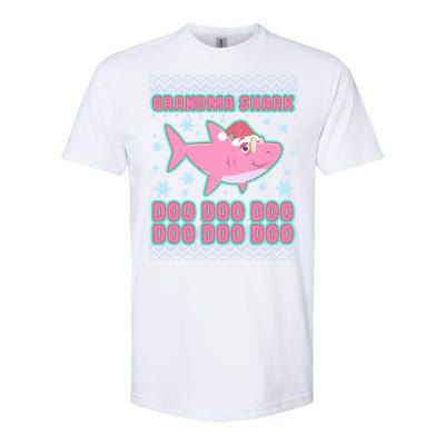 Christmas Grandma Shark Doo Doo Doo Softstyle CVC T-Shirt