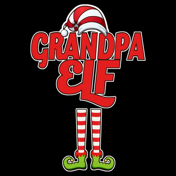 Christmas Grandpa Elf Cooling Performance Crew T-Shirt