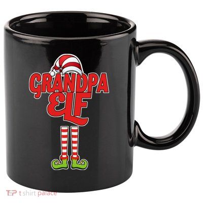 Christmas Grandpa Elf 11oz C Handle Ceramic Mug