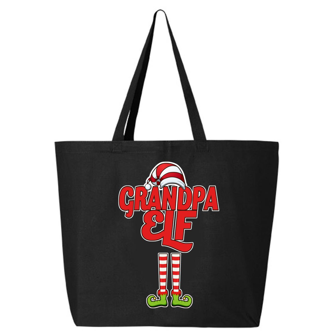 Christmas Grandpa Elf 25L Jumbo Tote
