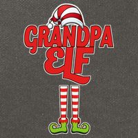 Christmas Grandpa Elf Cotton Canvas Backpack