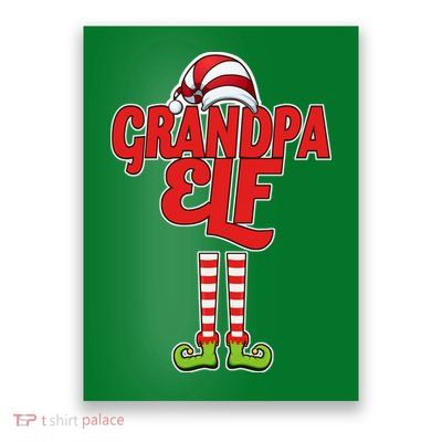 Christmas Grandpa Elf Poster