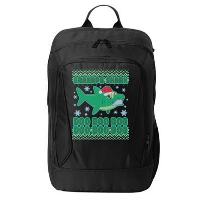 Christmas Grandpa Shark Doo Doo Doo City Backpack