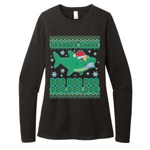 Christmas Grandpa Shark Doo Doo Doo Womens CVC Long Sleeve Shirt