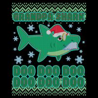 Christmas Grandpa Shark Doo Doo Doo Wool Snapback Cap