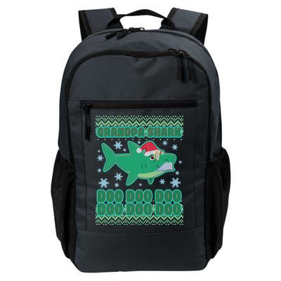 Christmas Grandpa Shark Doo Doo Doo Daily Commute Backpack