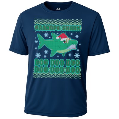Christmas Grandpa Shark Doo Doo Doo Performance Shirt
