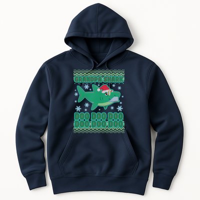 Christmas Grandpa Shark Doo Doo Doo Hoodie