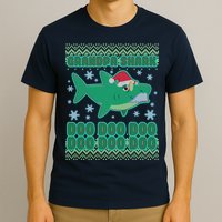 Christmas Grandpa Shark Doo Doo Doo T-Shirt