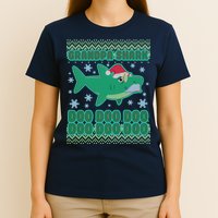 Christmas Grandpa Shark Doo Doo Doo T-Shirt