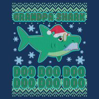Christmas Grandpa Shark Doo Doo Doo T-Shirt