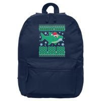 Christmas Grandpa Shark Doo Doo Doo 16 in Basic Backpack