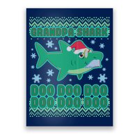 Christmas Grandpa Shark Doo Doo Doo Poster