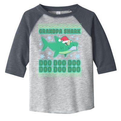 Christmas Grandpa Shark Doo Doo Doo Toddler Fine Jersey T-Shirt