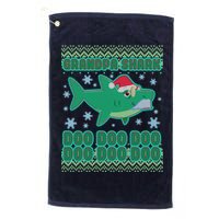 Christmas Grandpa Shark Doo Doo Doo Golf Towel