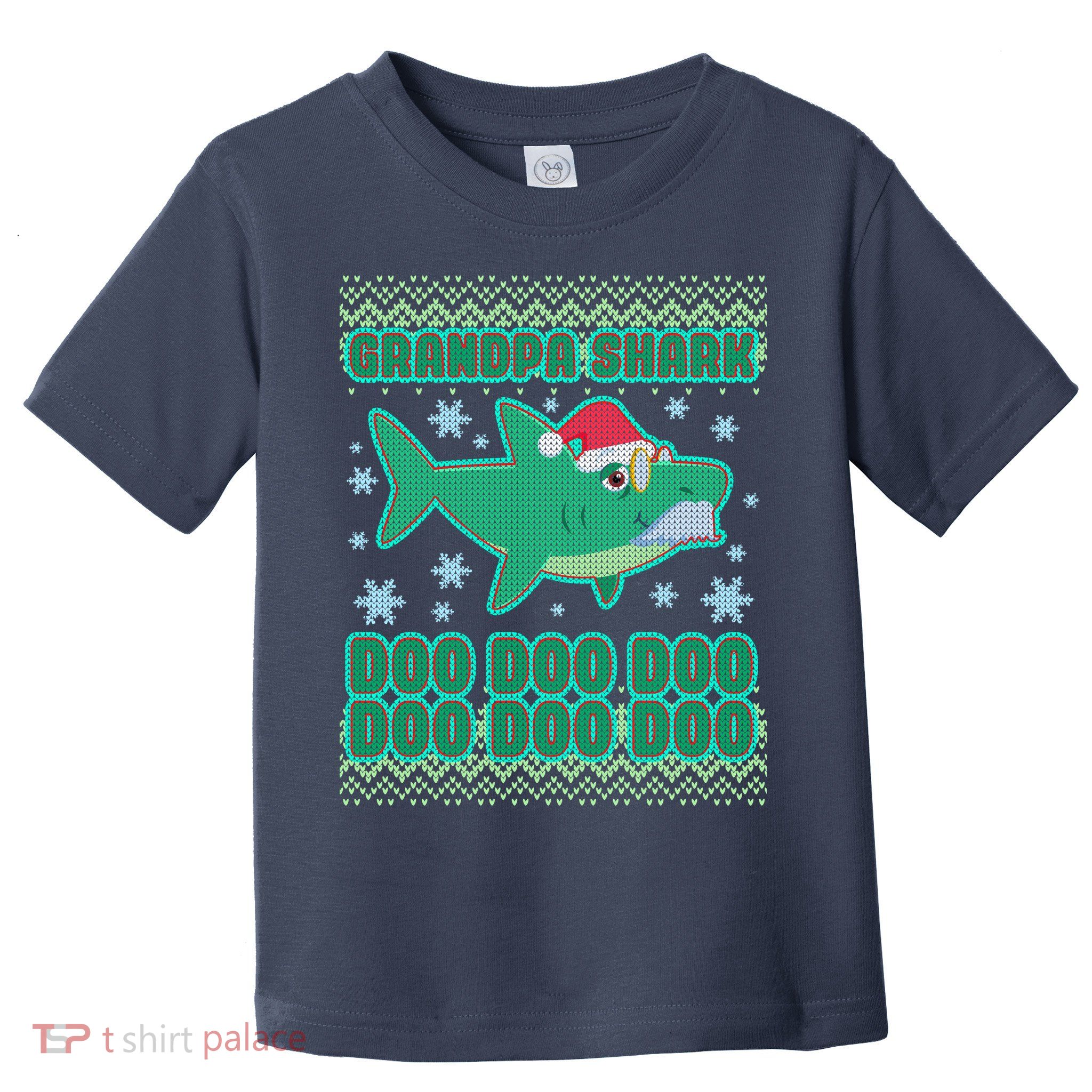 Christmas Grandpa Shark Doo Doo Doo Toddler T-Shirt