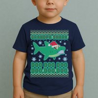 Christmas Grandpa Shark Doo Doo Doo Toddler T-Shirt