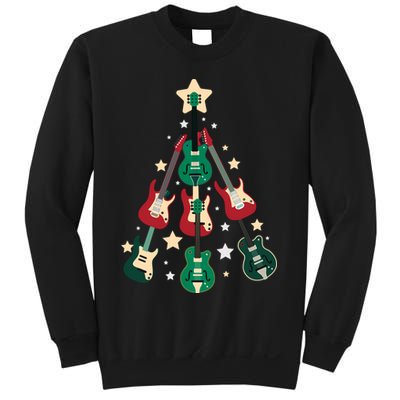 Christmas Guitar Tree  Sweatshirt