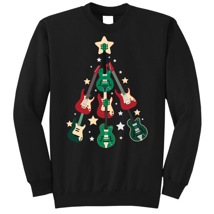 Christmas Guitar Tree  Sweatshirt