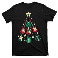 Christmas Guitar Tree  T-Shirt