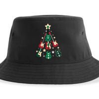 Christmas Guitar Tree  Sustainable Bucket Hat