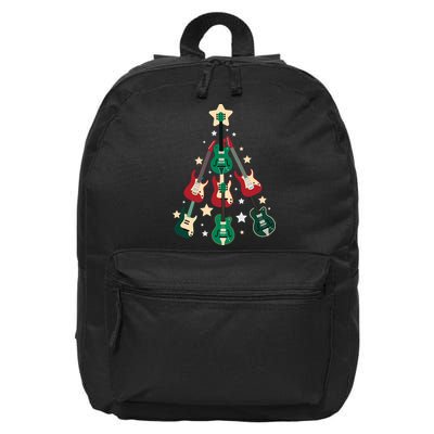 Christmas Guitar Tree  16 in Basic Backpack
