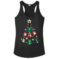 Christmas Guitar Tree  Ladies PosiCharge Competitor Racerback Tank