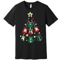 Christmas Guitar Tree  Premium T-Shirt