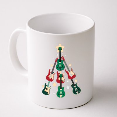 Christmas Guitar Tree  Coffee Mug