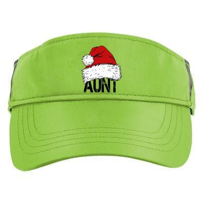 Christmas Hat Santa Aunt Adult Drive Performance Visor